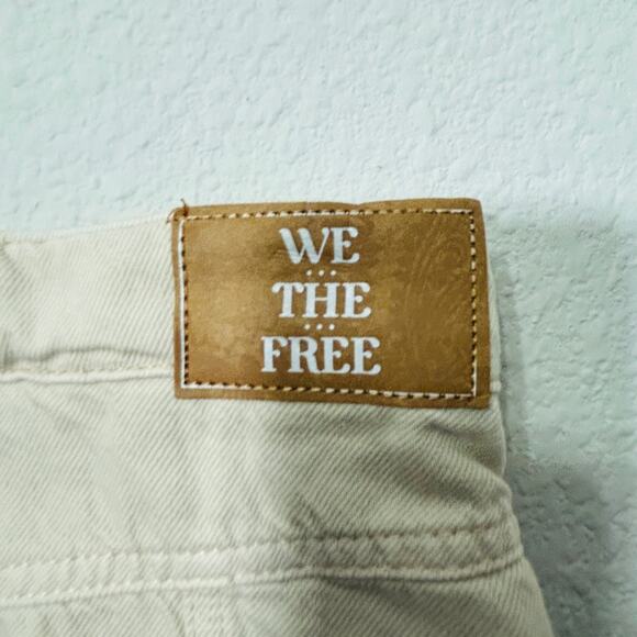 NEW Free People We the Free Midnight Sun Skort Mid Rise Beige 28 Twofer Rigid - Picture 6 of 7